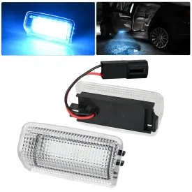 2PCS LED Interior Door Panel Light Courtesy Warning Lights Aqua Beam Plug and Play for Toyota Avalon Sienna Venza Camry Prius 4Runner Lexus IS ES GS LS RX GX LX Subaru BRZ
