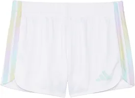 adidas Girls' 3-Stripes Mesh Shorts