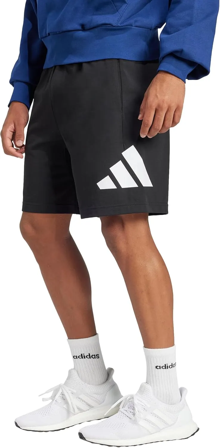 adidas Men's Essentials Big Logo Single Jersey 7-inch Shorts