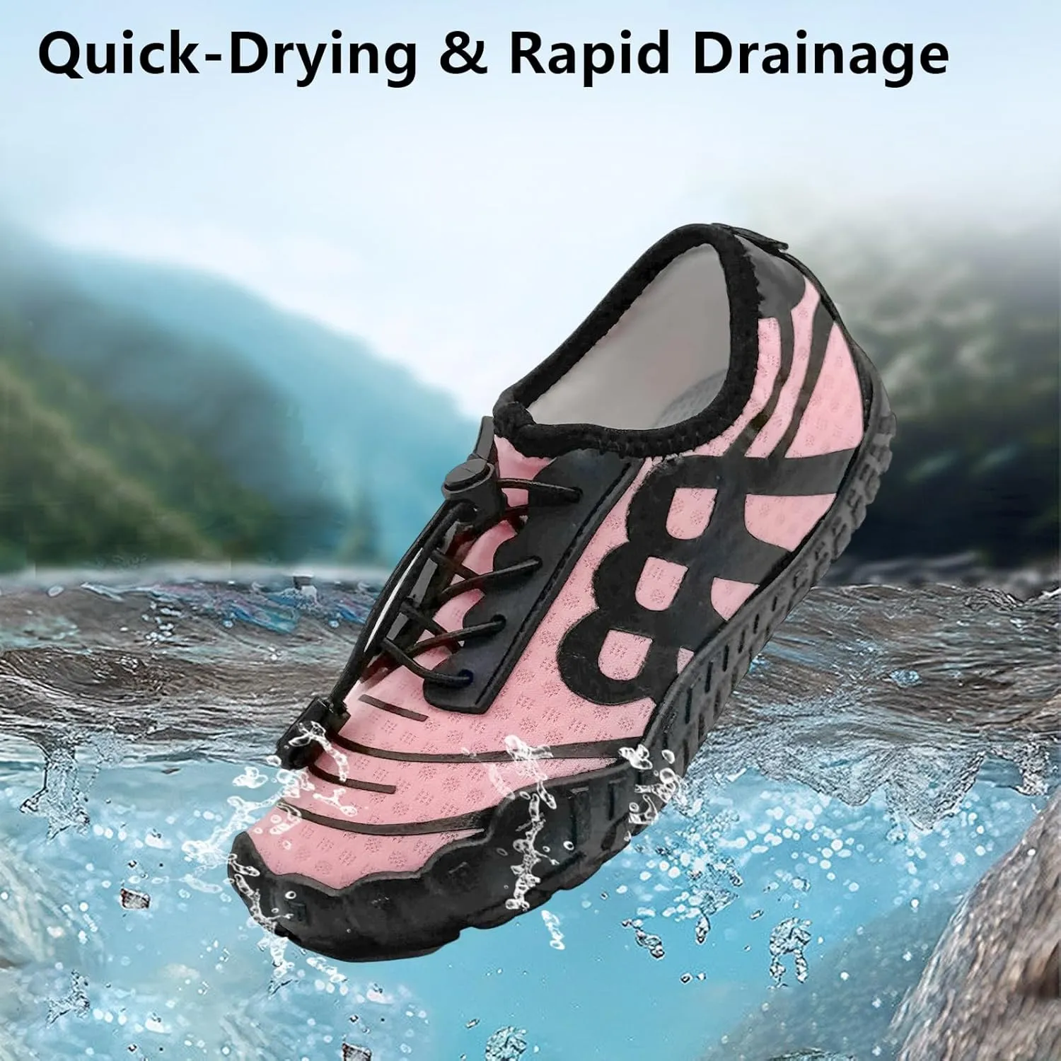 Barefoot Shoes for Women & Men - Minimalist Hiking/Trail Running Footwear with Wide Toe Box | Zero Drop Lightweight Breathable Quick-Dry Outdoor Sneakers (Size 3.5-11)