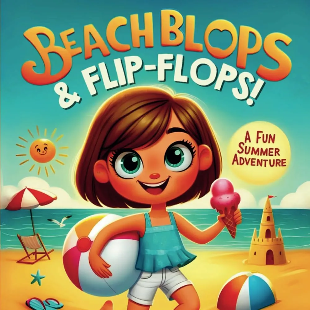 Beach Blops & Flip-Flops! A Fun Summer Adventure: A Delightful Rhyming Summertime Book  Celebrates Sunshine, Sea and the Warmest Season of the Year | Ideal for Kids ages 6-12 Paperback  February 15, 2025