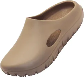 Garden Clogs for Women and Men, Arch Support Work Shoes Comfort Non-Slip Waterproof Mules Nurse Sandals, Slip-on Outdoor Beach Slippers Unisex Adult Classic Closed Toe Slides