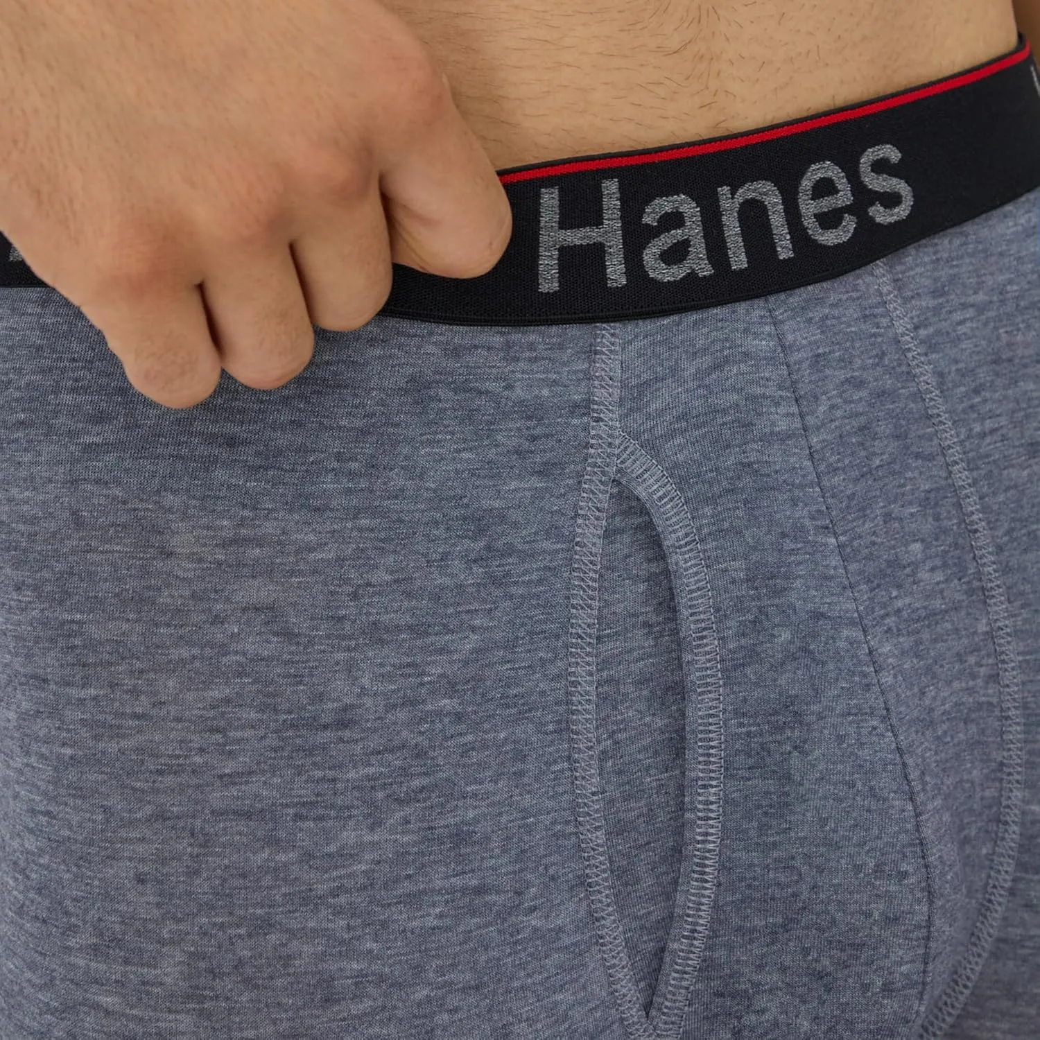 Hanes Total Support Pouch Men's Boxer Brief Underwear, Anti-Chafing, Moisture-Wicking Odor Control, 3-Pack (Reg or Long Leg)