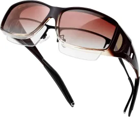 KANASTAL Fit Over Glasses for Men Women Polarized UV400 Protection Fashion Wrap Around Shades