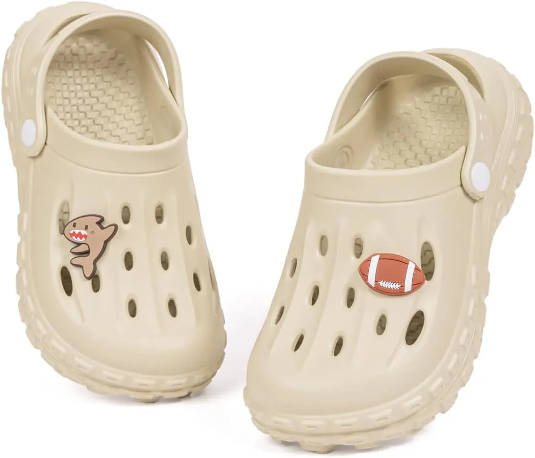 Kids Boys Girls Cute Garden Clogs Little Kid EVA Water Sandals Lightweight Indoor Outdoor Summer Beach Pool Play Shoes Children Comfort Slippers Slides