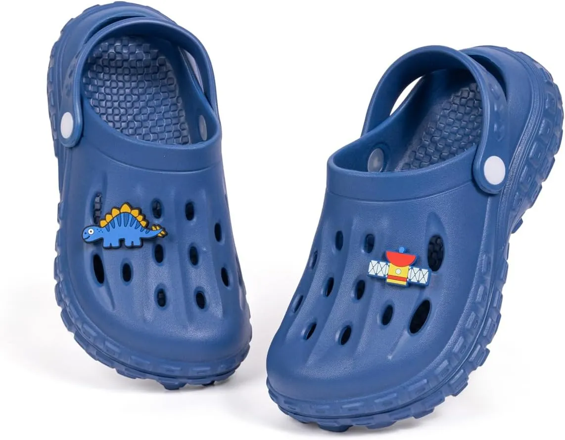 Kids Boys Girls Cute Garden Clogs Little Kid EVA Water Sandals Lightweight Indoor Outdoor Summer Beach Pool Play Shoes Children Comfort Slippers Slides