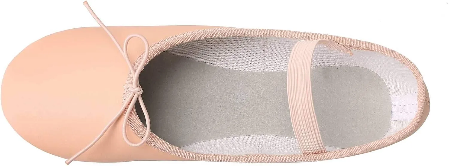 Linodes PU Leather Ballet Shoes/Ballet Slippers/Dance Shoes for Women and Girls