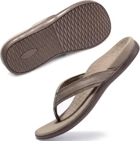 LLSOARSS Plantar Fasciitis Feet Sandal with Arch Support - Best Orthotic flip Flops for Flat FeetHeel Pain- for Women