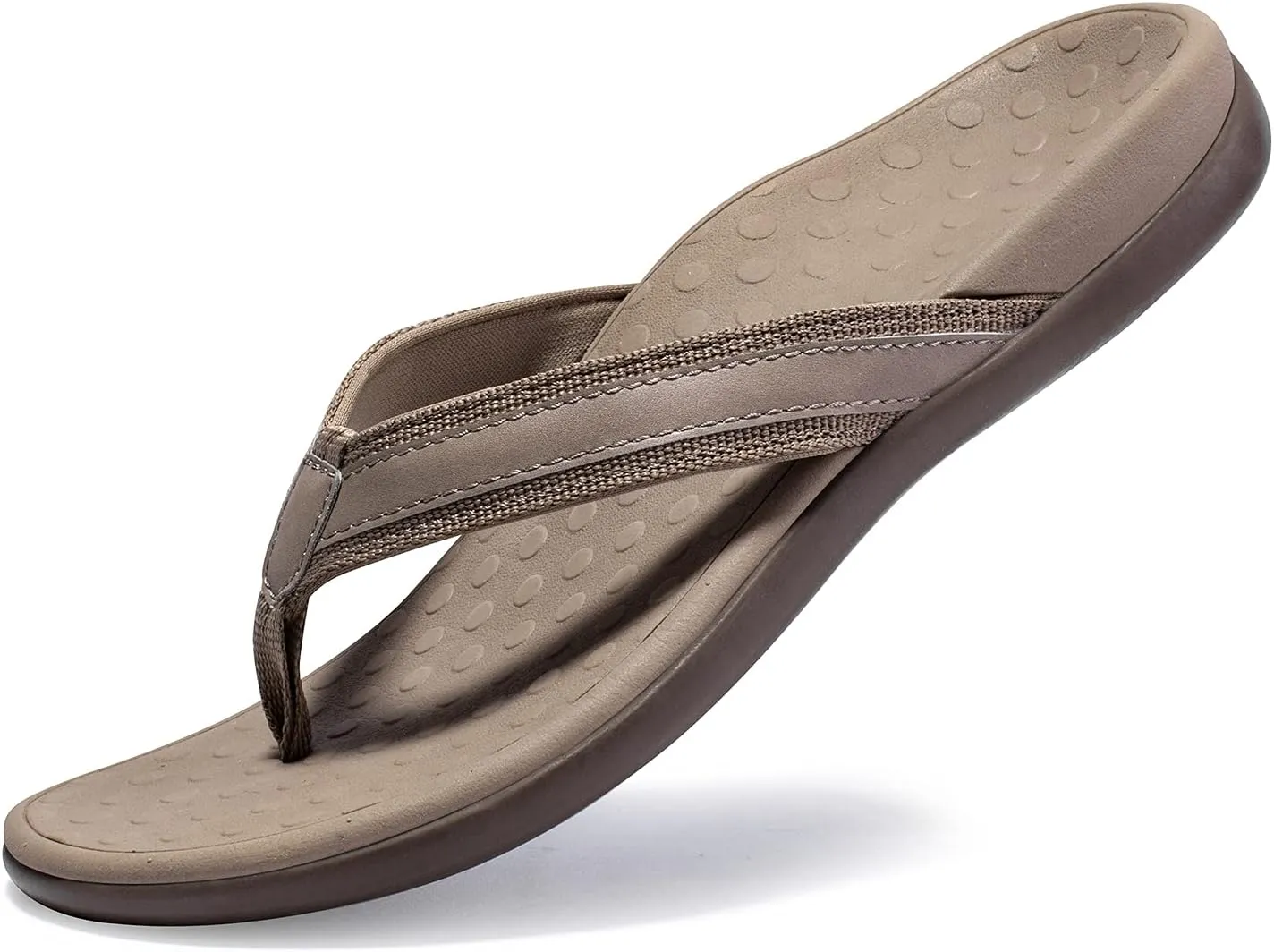LLSOARSS Plantar Fasciitis Feet Sandal with Arch Support - Best Orthotic flip Flops for Flat FeetHeel Pain- for Women