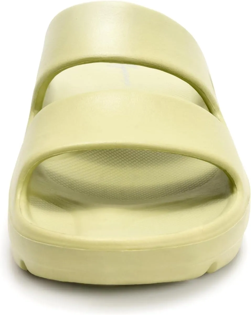 Luffymomo Pillow Slippers for Women and Men,Cloud Indoor Slides Bathroom Sandals | Non-Slip Thick Sole Quick Drying