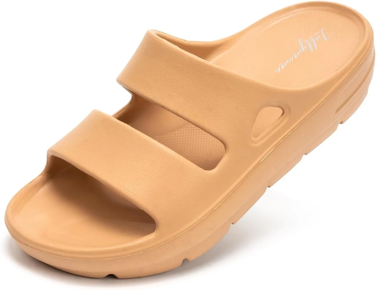 Luffymomo Pillow Slippers for Women and Men,Cloud Indoor Slides Bathroom Sandals | Non-Slip Thick Sole Quick Drying