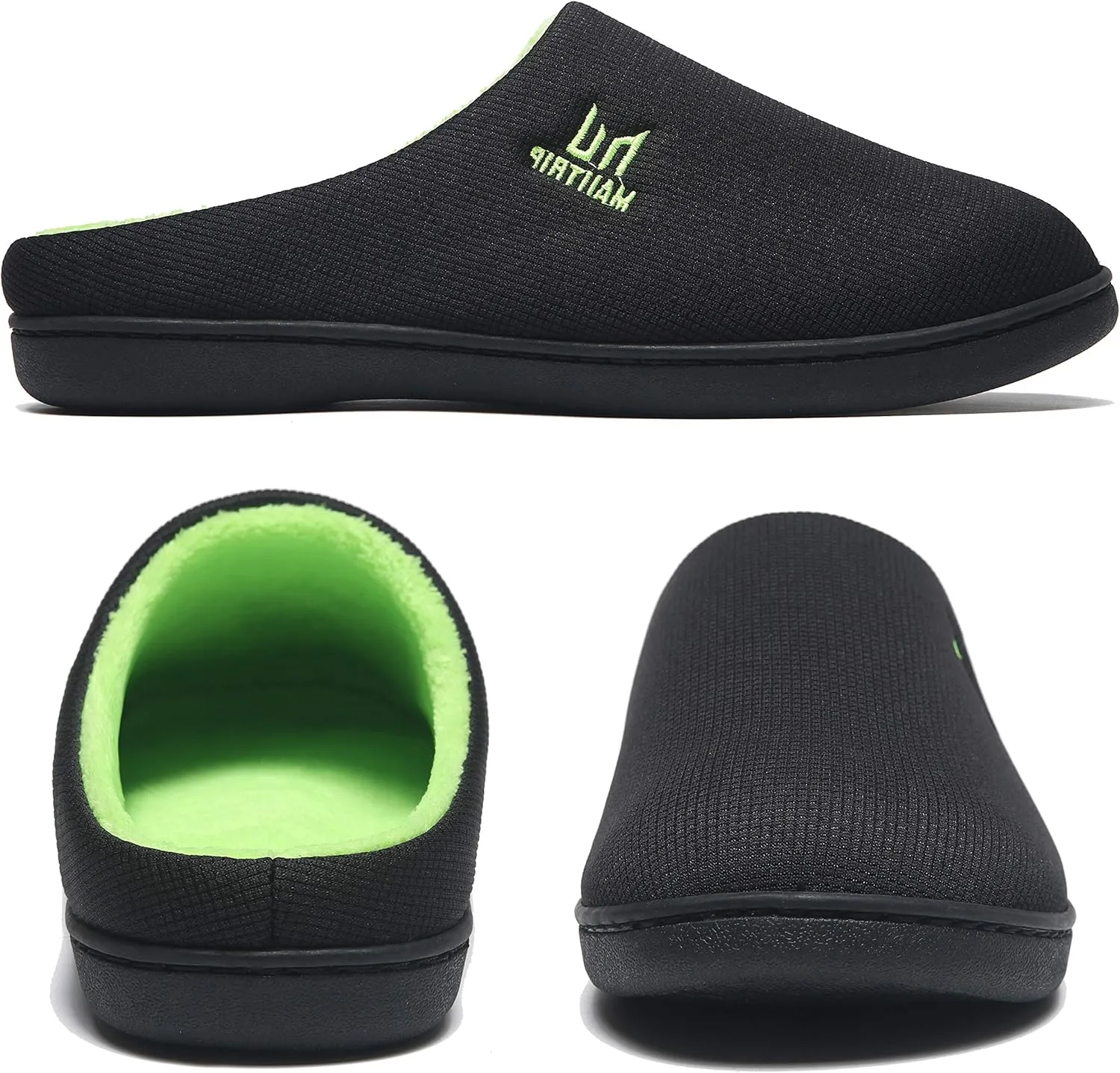 MAIITRIP Men's Cozy Memory Foam House Slippers Non Slip (Size:7-17)
