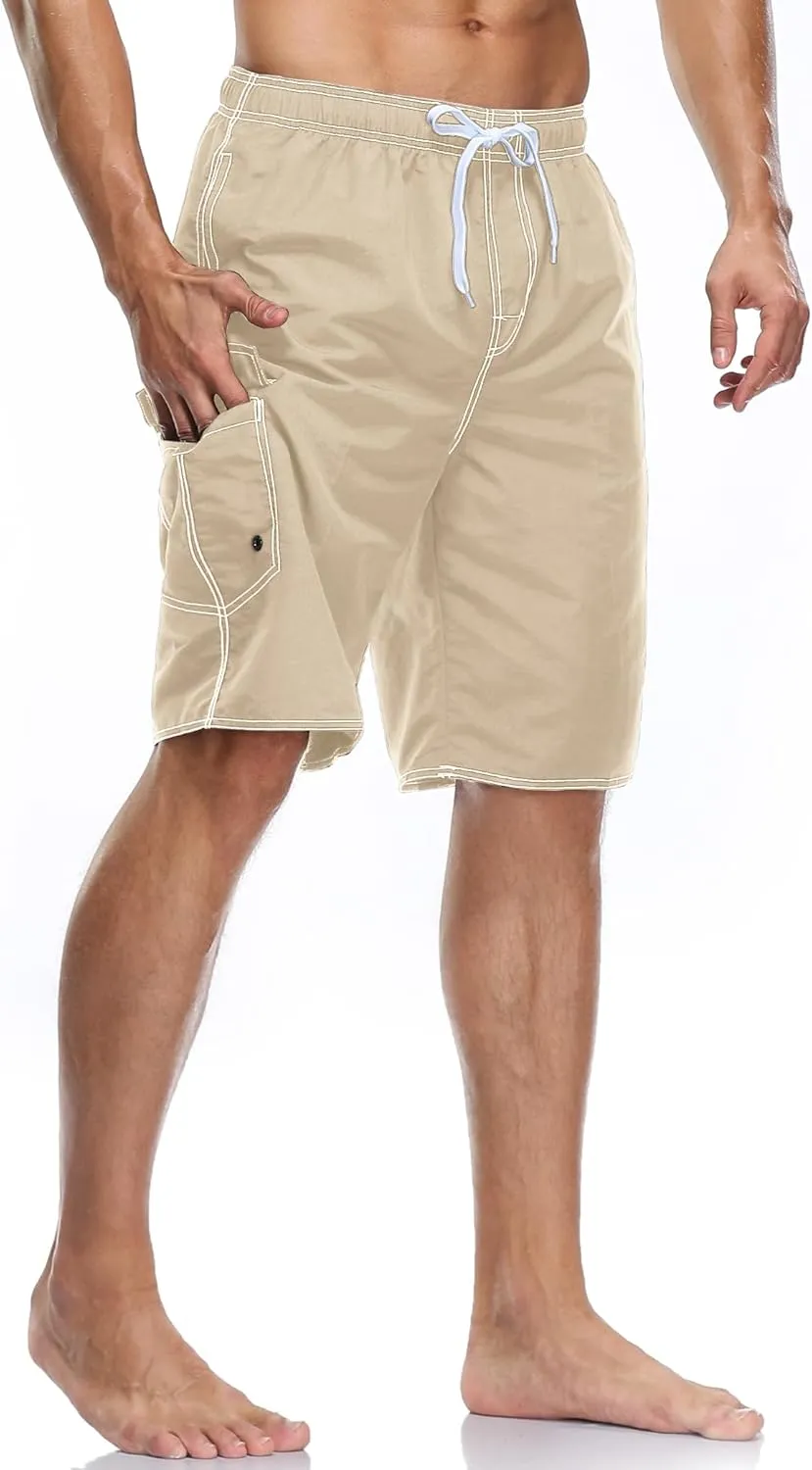 Men's Quick Dry Swim Trunks Board Shorts Swimwear Bathing Suits