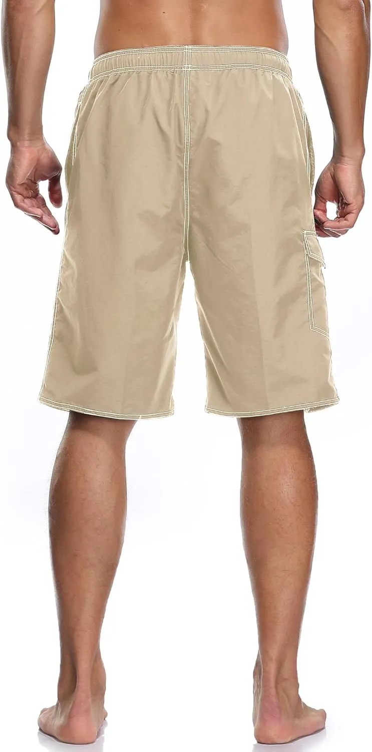 Men's Quick Dry Swim Trunks Board Shorts Swimwear Bathing Suits