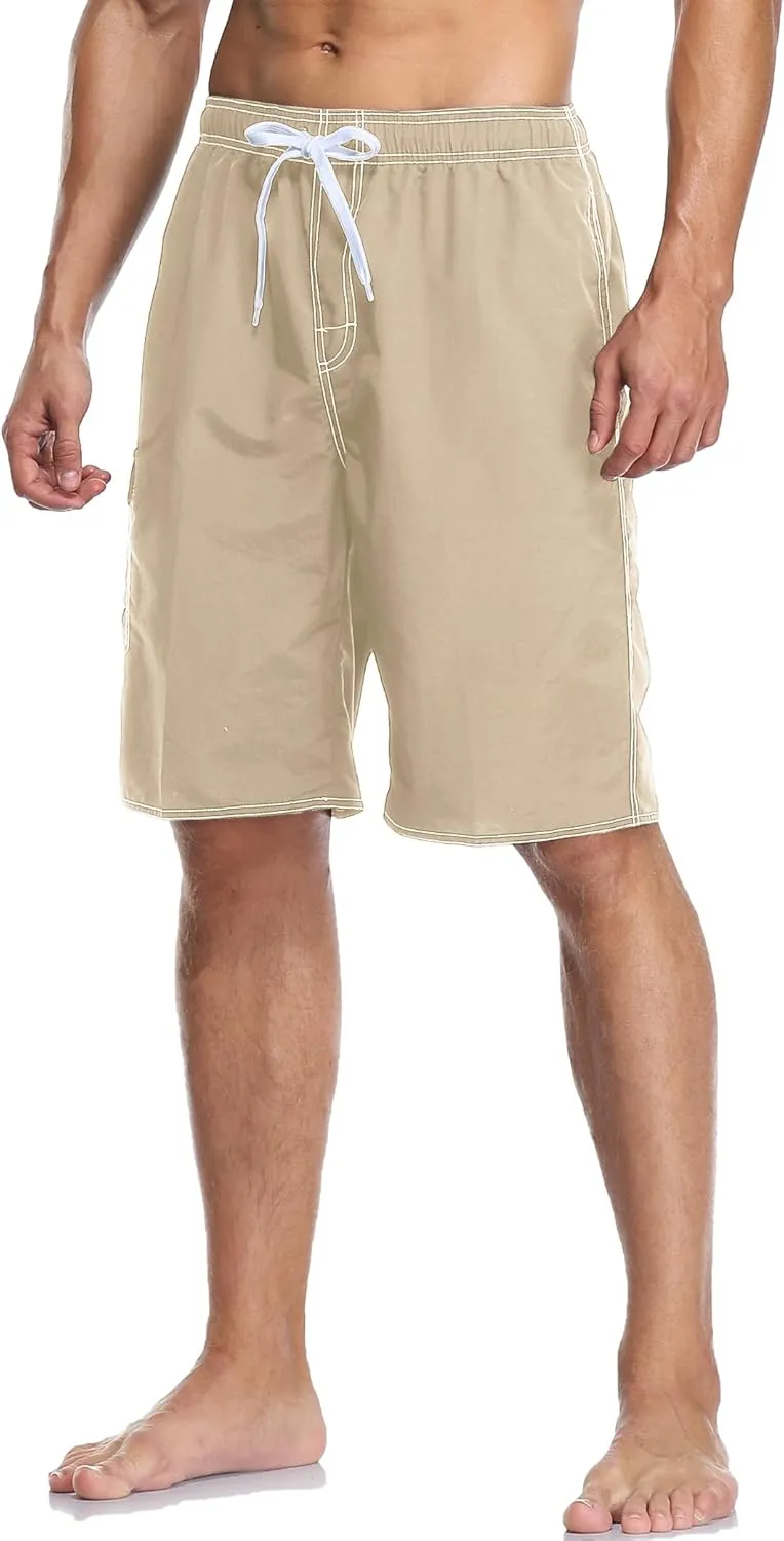 Men's Quick Dry Swim Trunks Board Shorts Swimwear Bathing Suits