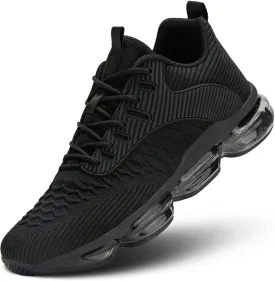 Mens Running Shoes Air Low Top Comfort Walking Lace Up Sneakers Breathable Fashion Tennis Sport Gym Fitness Cross Trainers