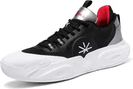 Neutral Basketball Shoes Fashion Sneakers Slip Resistant Breathable Sports Running Shoes Street or Court Sports Basketball Shoes Outdoor Casual Walking Fitness Tennis Training Shoes