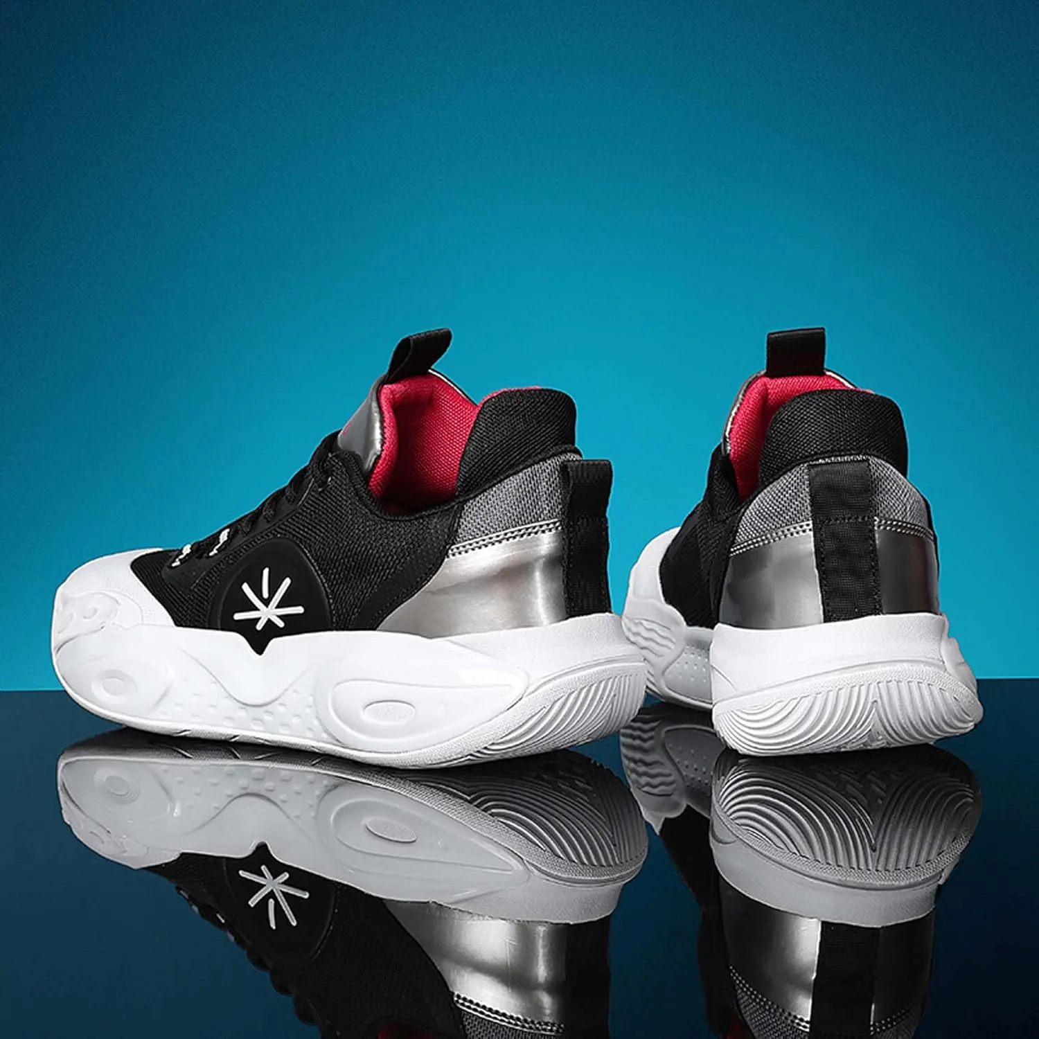Neutral Basketball Shoes Fashion Sneakers Slip Resistant Breathable Sports Running Shoes Street or Court Sports Basketball Shoes Outdoor Casual Walking Fitness Tennis Training Shoes