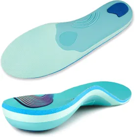 Plantar Fasciitis Pain Relief Men Arch Support Orthotics Shoes Insole Work Boot Inserts Absorb Shock Flat Feet Women Heel Spur Orthopedic Pad for Pronation Athletic Cushion