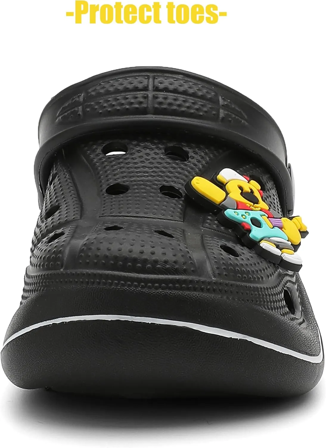 SMajong Girls Boys Classic Garden Clogs Kids Slip on Water Shoes Lightweight Summer Slides Sandals Children Outdoor Shower Beach Pool Play Shoes (Toddler/Little Kids/Big Kids)