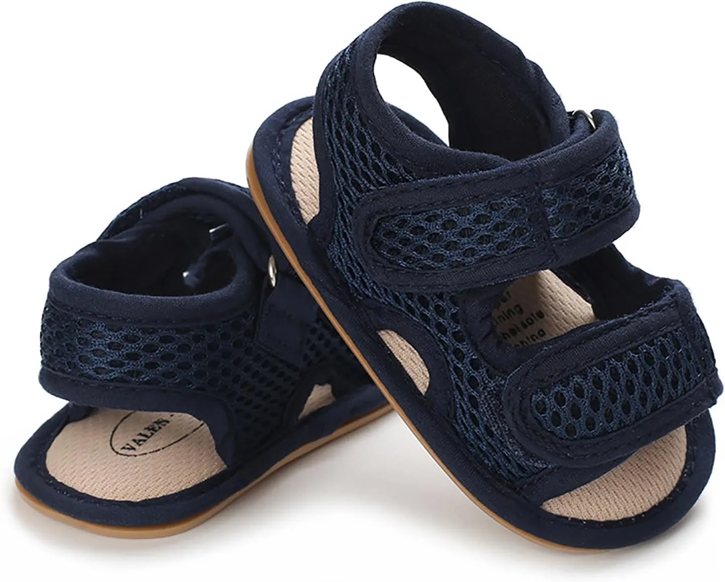 SOFMUO Baby Girls Boys Sparkly Bowknot Sandals Premium Soft Anti-Slip Rubber Sole Infant Summer Outdoor Shoes Toddler First Walkers