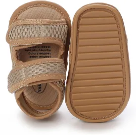 SOFMUO Baby Girls Boys Sparkly Bowknot Sandals Premium Soft Anti-Slip Rubber Sole Infant Summer Outdoor Shoes Toddler First Walkers