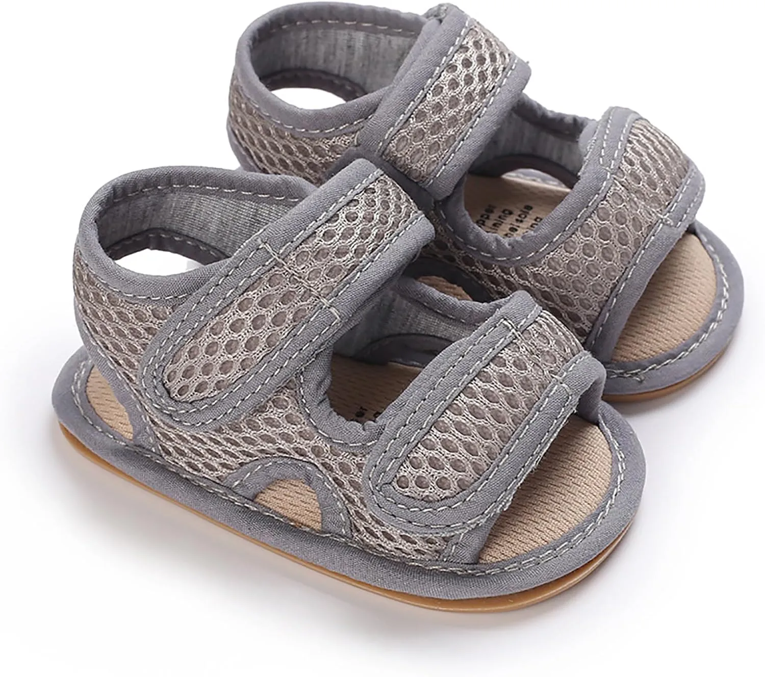 SOFMUO Baby Girls Boys Sparkly Bowknot Sandals Premium Soft Anti-Slip Rubber Sole Infant Summer Outdoor Shoes Toddler First Walkers