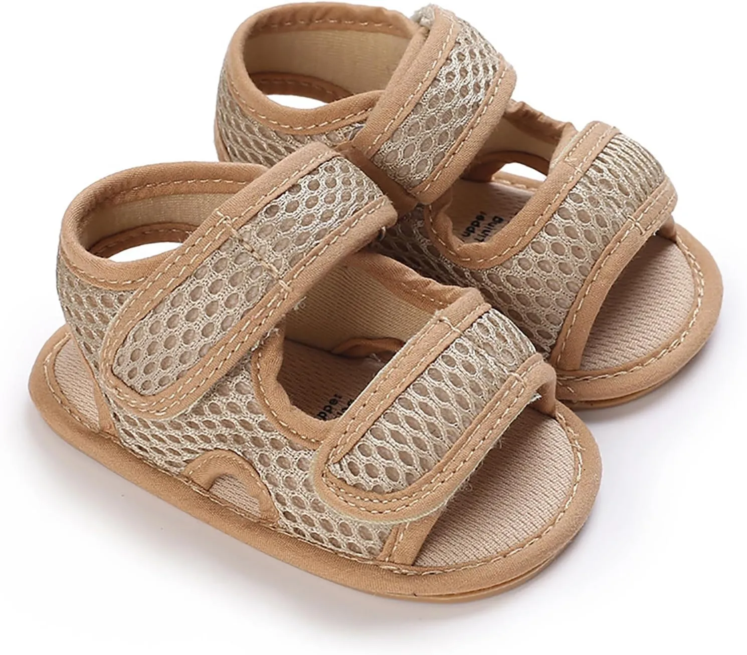 SOFMUO Baby Girls Boys Sparkly Bowknot Sandals Premium Soft Anti-Slip Rubber Sole Infant Summer Outdoor Shoes Toddler First Walkers