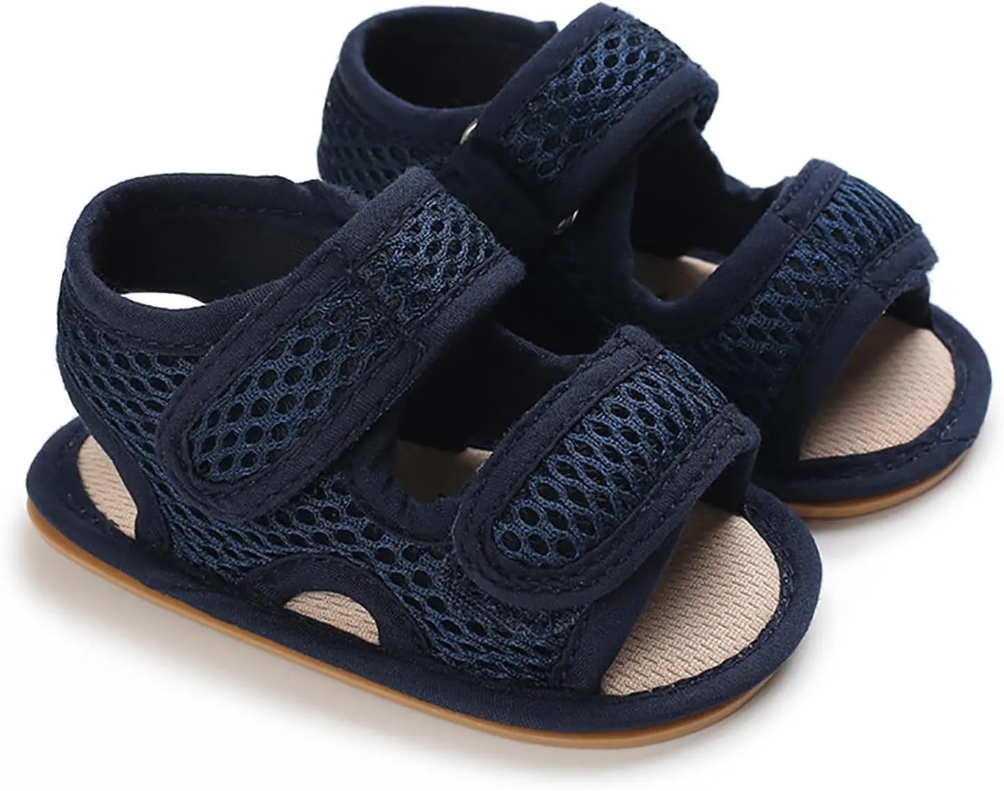 SOFMUO Baby Girls Boys Sparkly Bowknot Sandals Premium Soft Anti-Slip Rubber Sole Infant Summer Outdoor Shoes Toddler First Walkers