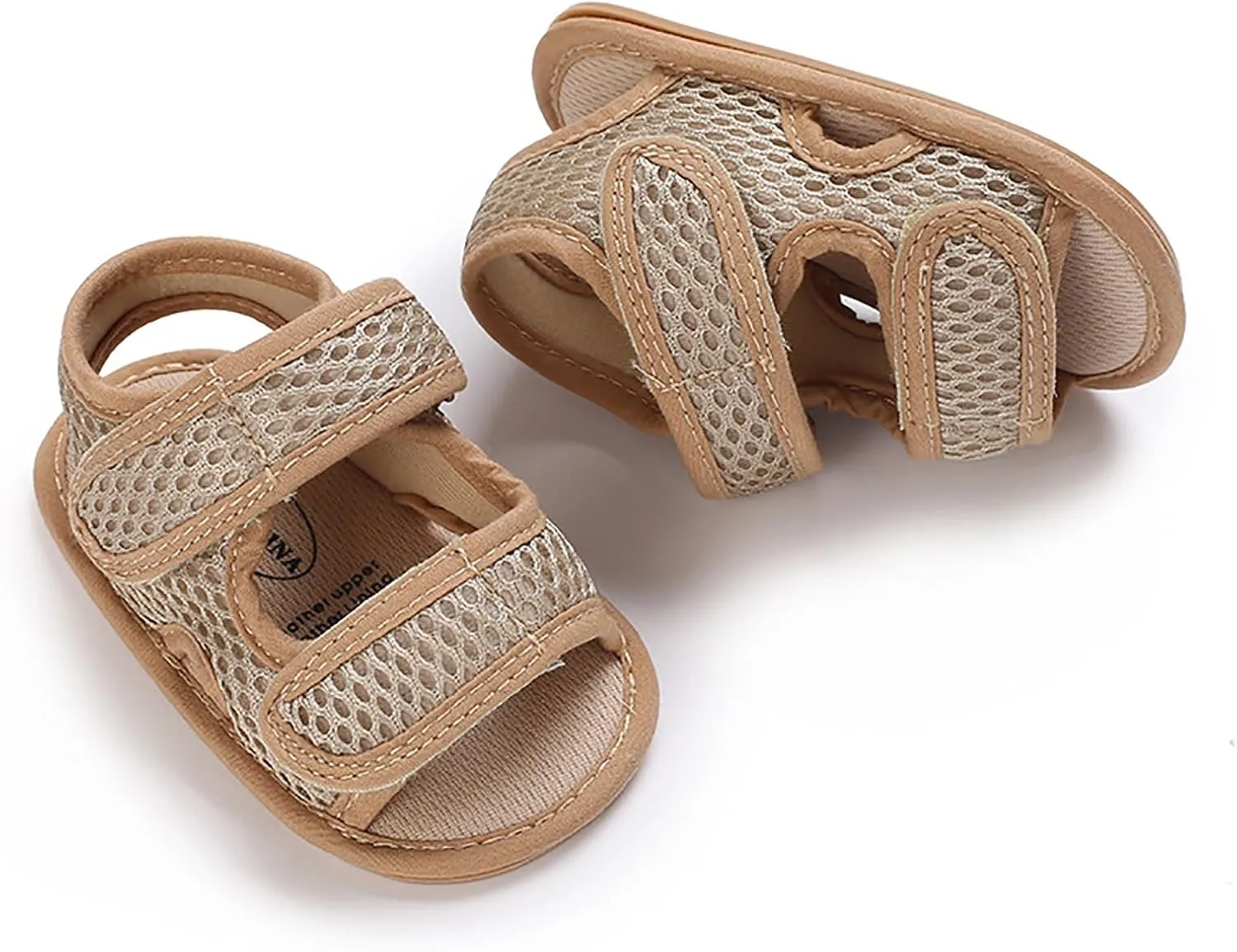 SOFMUO Baby Girls Boys Sparkly Bowknot Sandals Premium Soft Anti-Slip Rubber Sole Infant Summer Outdoor Shoes Toddler First Walkers