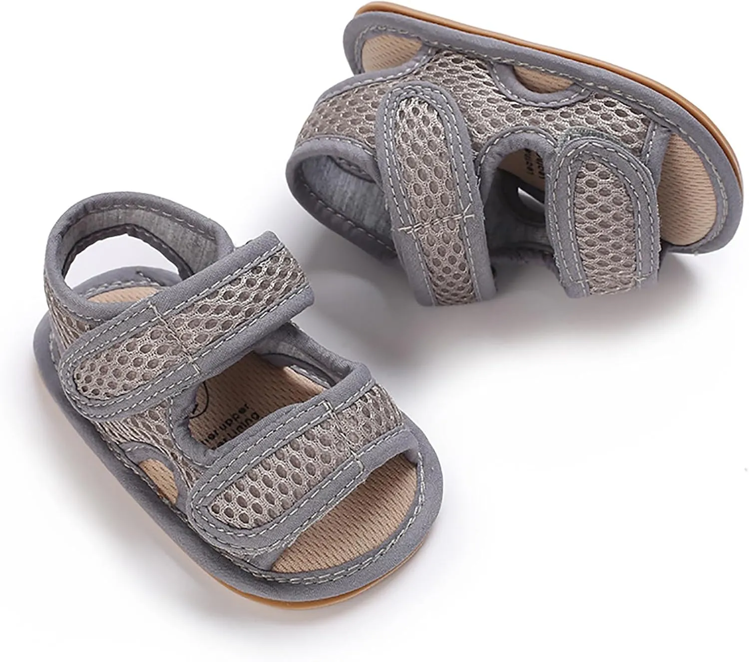 SOFMUO Baby Girls Boys Sparkly Bowknot Sandals Premium Soft Anti-Slip Rubber Sole Infant Summer Outdoor Shoes Toddler First Walkers