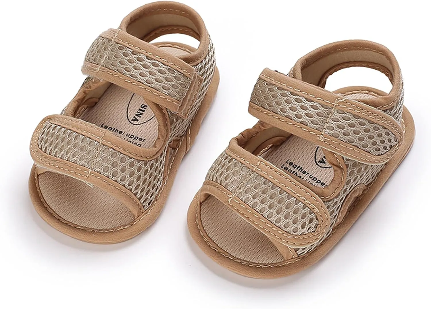 SOFMUO Baby Girls Boys Sparkly Bowknot Sandals Premium Soft Anti-Slip Rubber Sole Infant Summer Outdoor Shoes Toddler First Walkers