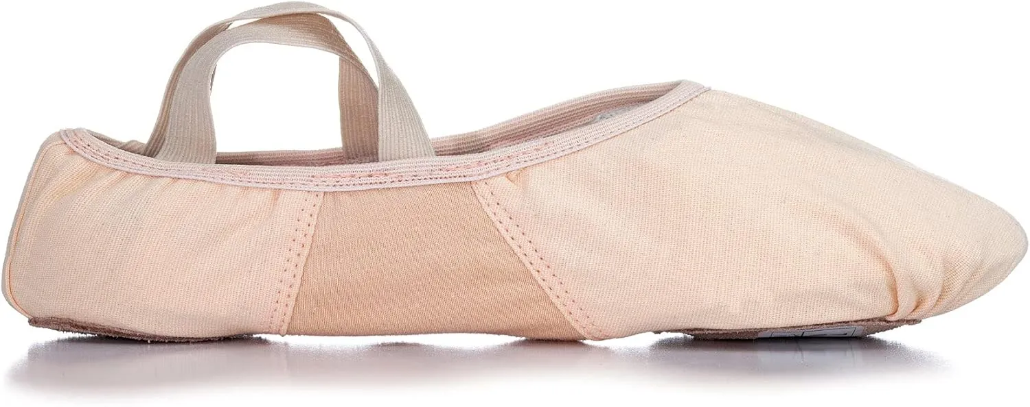 Theatricals Adult SofTouch Canvas Stretch Split-Sole Ballet Shoes