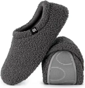VeraCosy Women's Fuzzy Teddy Slippers Lightweight Memory Foam Indoor House Shoes
