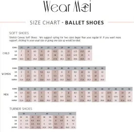 Wear Moi Vesta Stretch Canvas Ballet Slippers for Women and Men, Black, Split-Sole