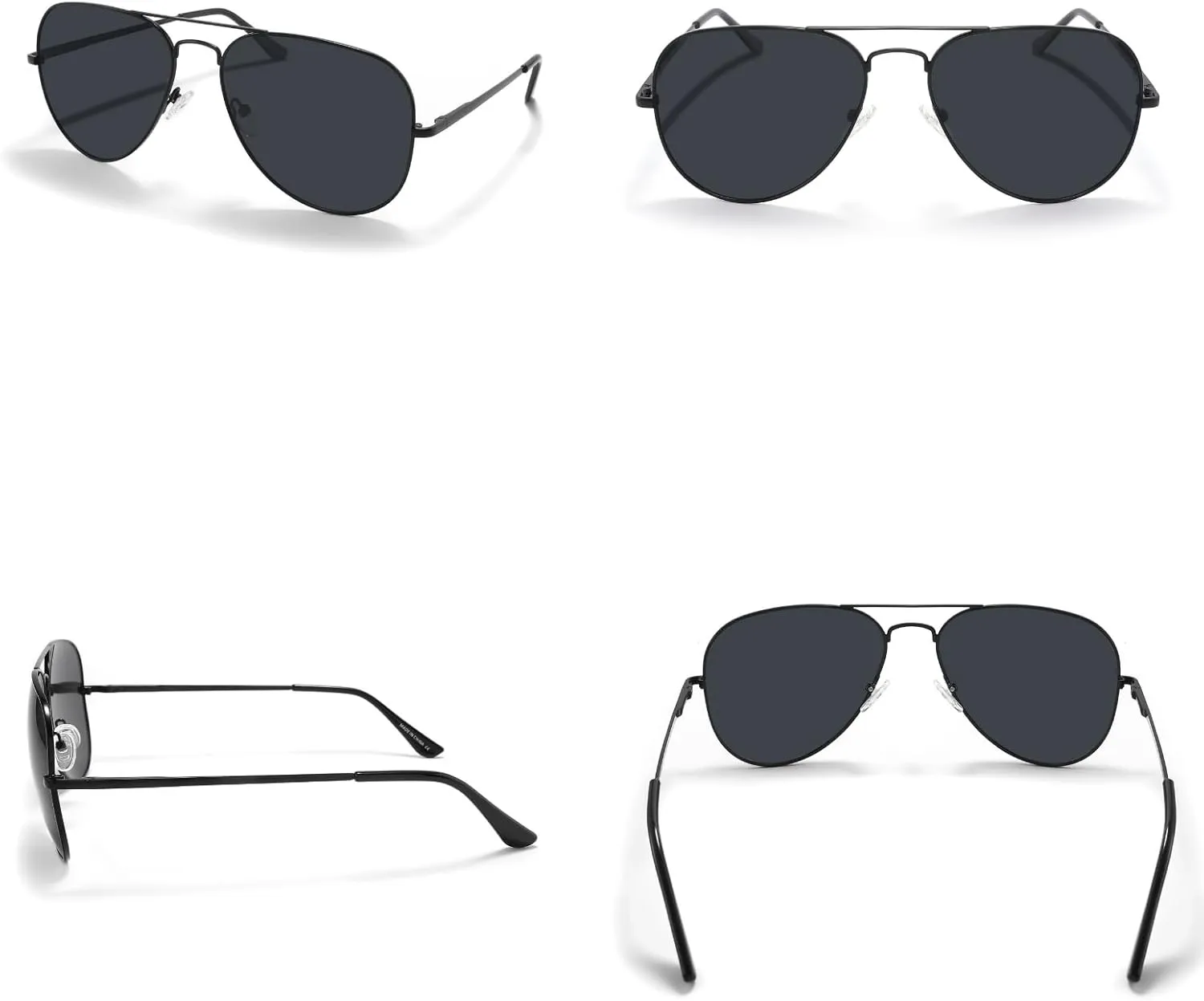 XXL Size Extra Large Classic Polarized Aviator Sunglasses 150MM for Big Wide Head Men Ultralight UV400 Glasses